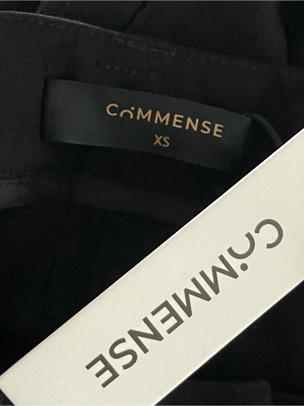 NWT Commense Black Wide-Leg High-Rise Dress Pants Size XS - Picture 6 of 6